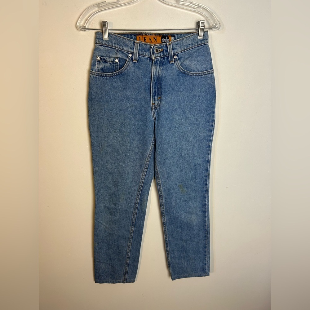 Vintage Levi’s Lean Silver Tab 630 Womens‎ Jeans Size 5-6 Blue outdoor work